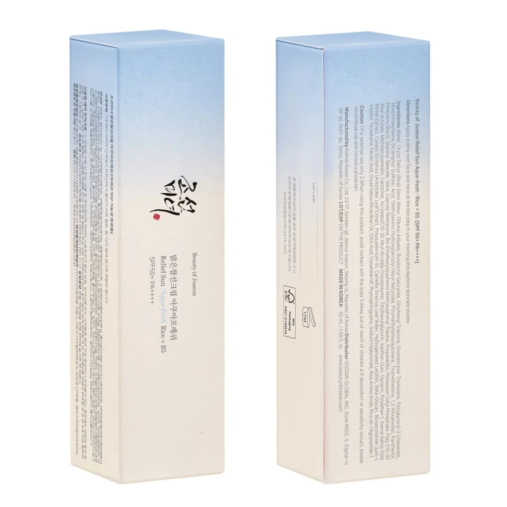 Beauty Of Joseon Relief Sun Aqua Fresh Rice + B5 SPF50+ PA++++, 50ml Beauty of joseon