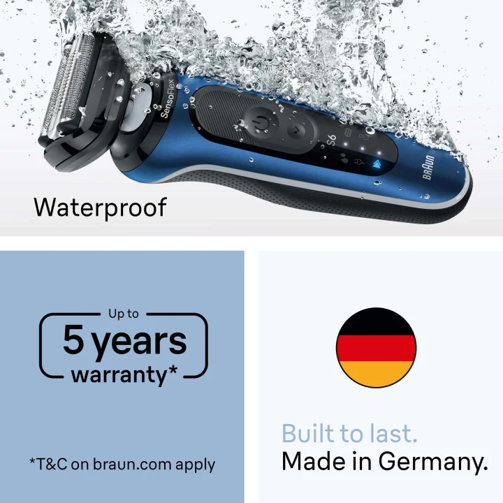 Braun Series 5 Elektrisk Rakapparat 52-B1000S Blå Braun