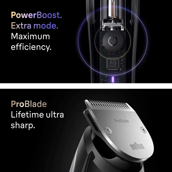 Braun Skäggtrimmer Series 9 BT9520 Krom Braun