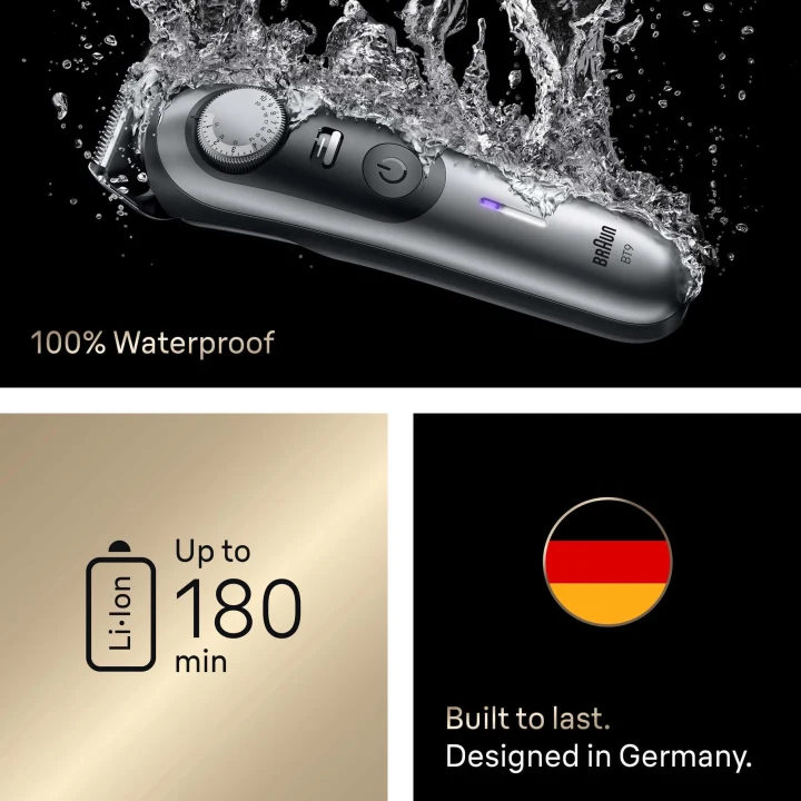 Braun Skäggtrimmer Serie 3 BT3520 Svart Braun