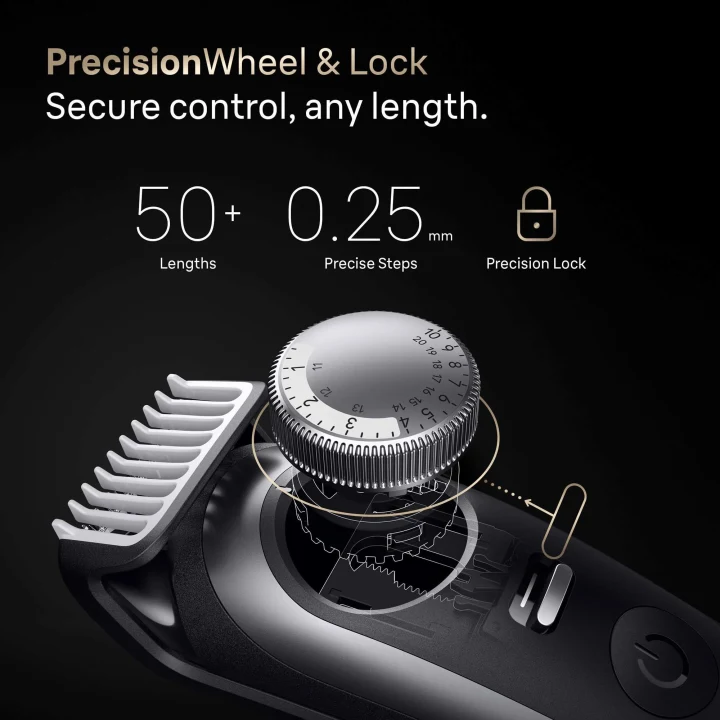 Braun Skäggtrimmer Series 9 BT9520 Krom Braun