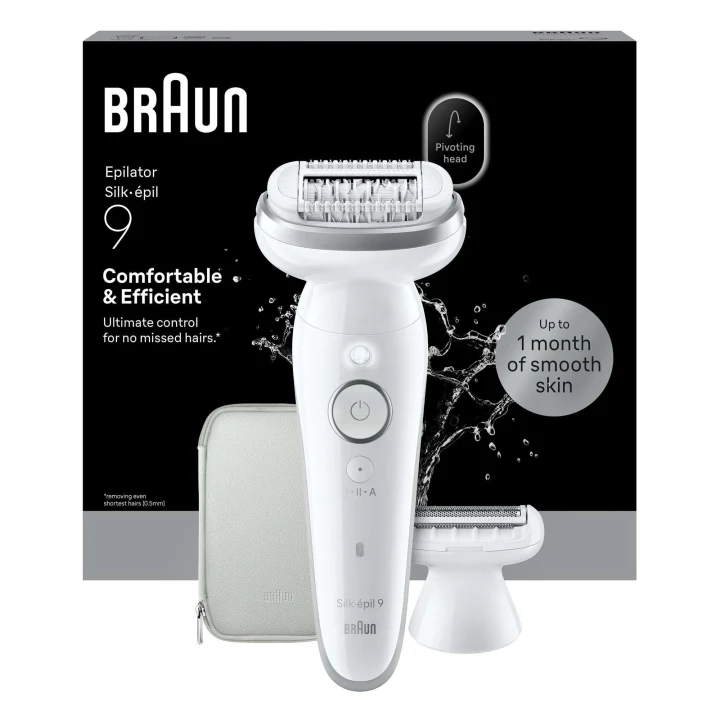 Braun Silk-épil 9 Wet & Dry Epilator 9-030 Silver Braun
