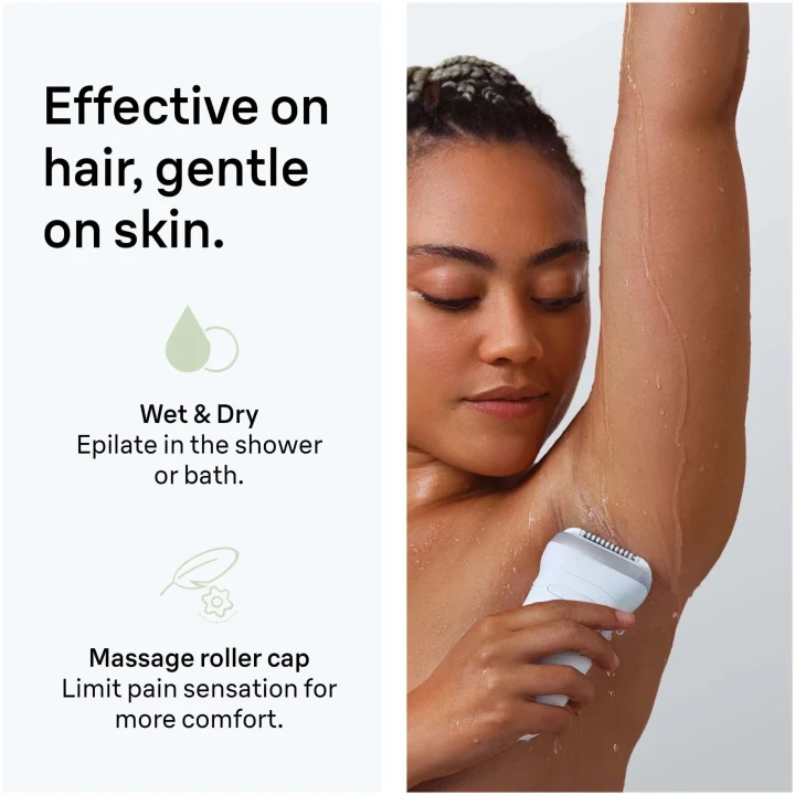 Braun Silk-épil 7 Wet & Dry Epilator 7-041 Silver Braun