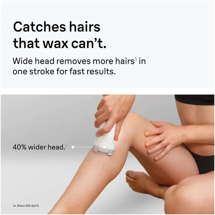 Braun Silk-épil 7 Wet & Dry Epilator 7-041 Silver Braun