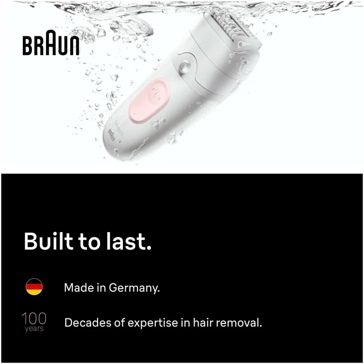 Braun Silk-épil 5 Wet & Dry Epilator 5-011 Flamingo Pink Braun