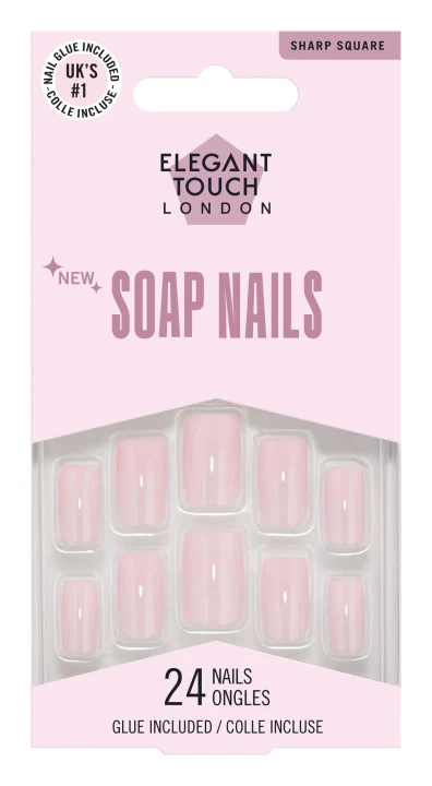 Elegant Touch Soap Nails Bubble Bliss 24 st Elegant Touch