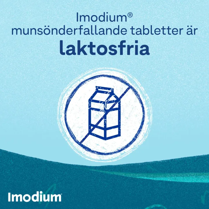 Imodium munsönderfallande tablett 12 st Imodium