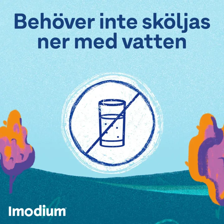 Imodium munsönderfallande tablett 12 st Imodium