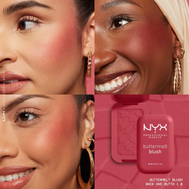 NYX Professional Makeup Buttermelt Blush 5 g 10 Back And Butta NYX Professional Makeup