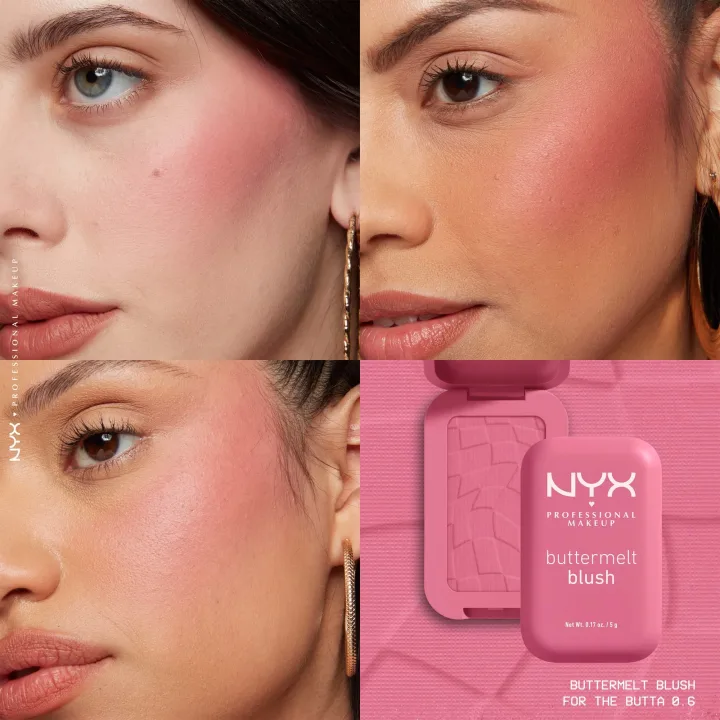 NYX Professional Makeup Buttermelt Blush 5 g 06 For The Butta NYX Professional Makeup