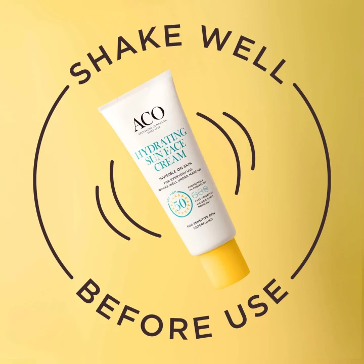 ACO Sun Hydrating Sun Face Cream SPF50, 40 ml ACO
