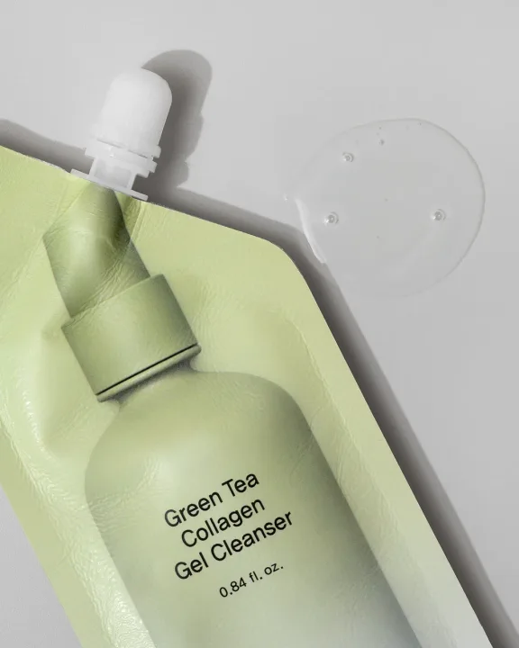 HIDEHERE Green Tea Collagen Gel Cleanser 25 ml HIDEHERE
