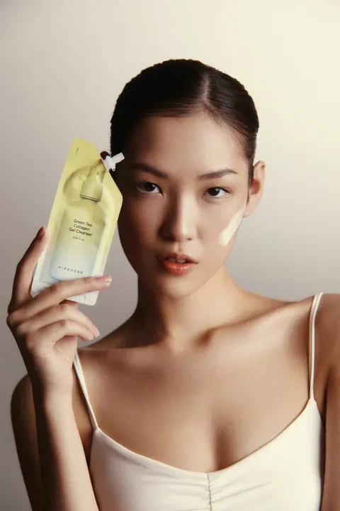 HIDEHERE Green Tea Collagen Gel Cleanser 25 ml HIDEHERE