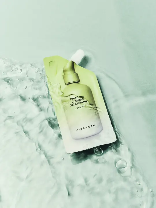 HIDEHERE Green Tea Collagen Gel Cleanser 25 ml HIDEHERE