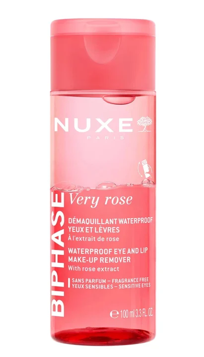 NUXE Very Rose Biphase Makeup Remover 100 ml Nuxe