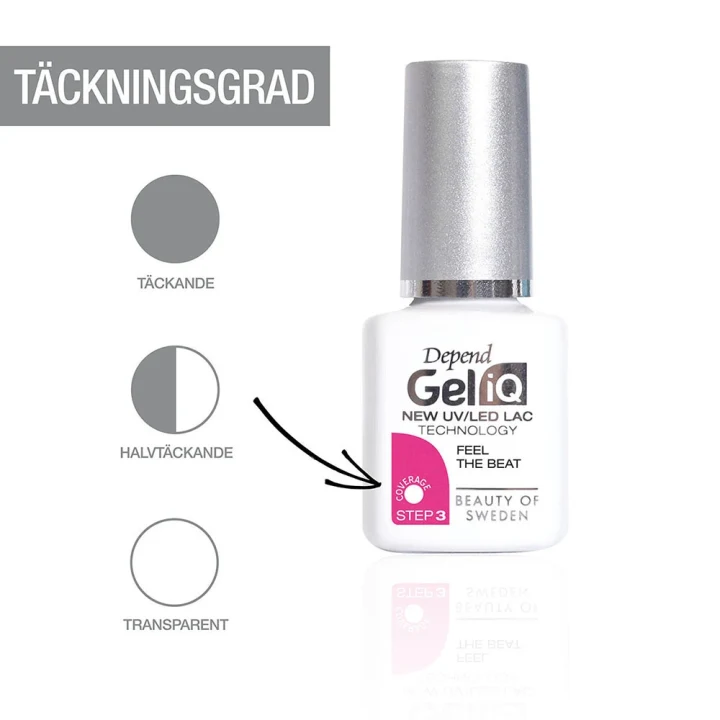 Depend Gel iQ Metallic Marble 5 ml Silver Depend