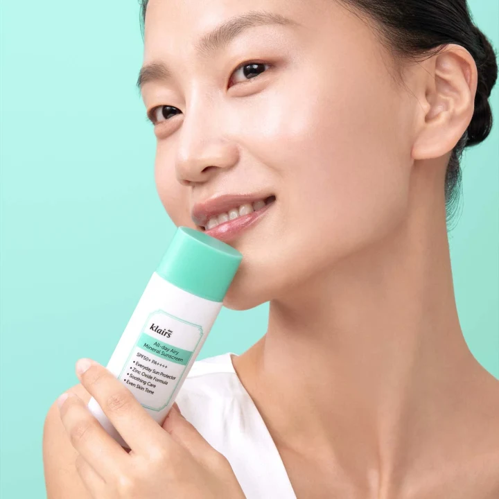 Klairs  All-day Airy Mineral Sunscreen SPF 50+ PA++++, 60 g Klairs