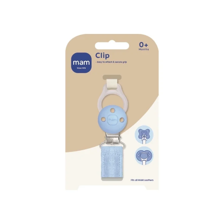 MAM Pacifier Clip Blue Mam
