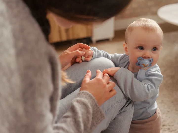 MAM Pacifier Clip Blue Mam