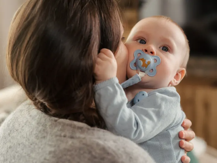 MAM Pacifier Clip Blue Mam