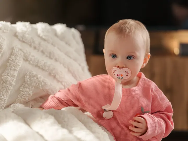 MAM Pacifier Clip Pink Mam