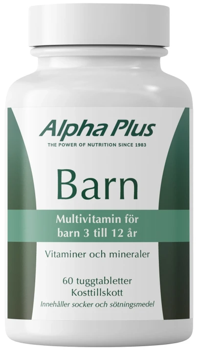 Alpha Plus Barn 60 tabletter Alpha Plus