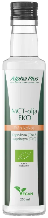 Alpha Plus MCT-olja EKO 250 ml Alpha Plus
