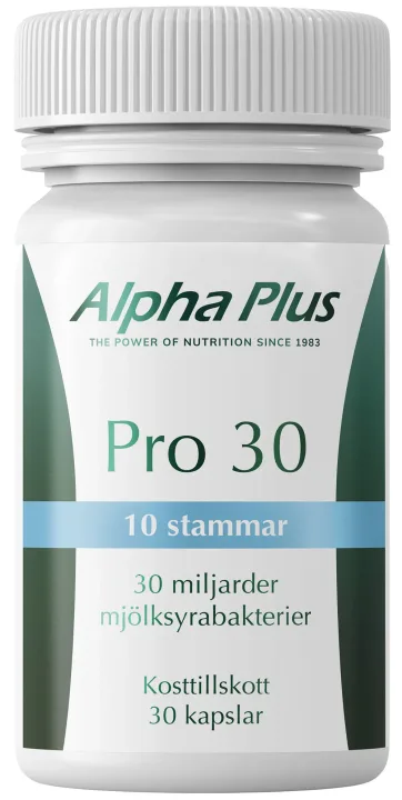 Alpha Plus Pro 30, 30 kapslar Alpha Plus