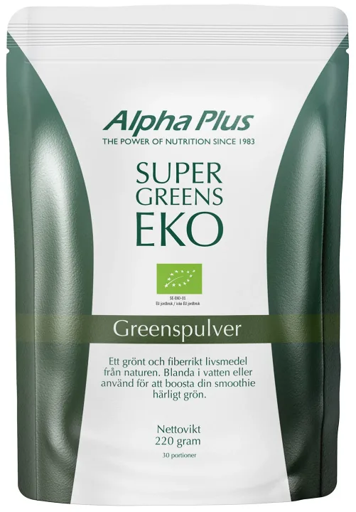 Alpha Plus Super Greens EKO 220 g Alpha Plus