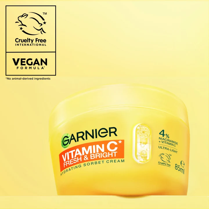 Garnier Vitamin C* Fresh & Bright Hydrating Sorbet Cream 85 ml Garnier
