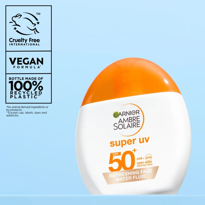 Garnier Ambre Solaire Super UV Refreshing Face Water Fluid SPF50+, 40 ml Garnier