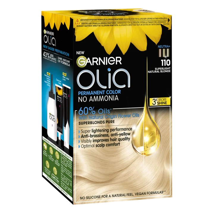 Garnier Olia Permant Hårfärg 1 pack 110 Superlight Natural Blonde Garnier