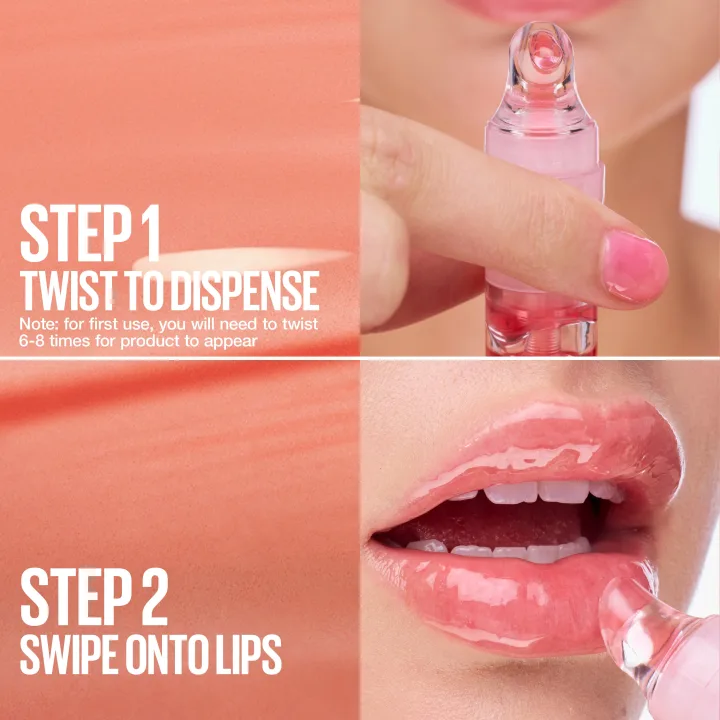 Maybelline New York Lifter Gel Oil-In-Gel Twist Pen 6,6 ml 06 Strawberry Shake Maybelline New York