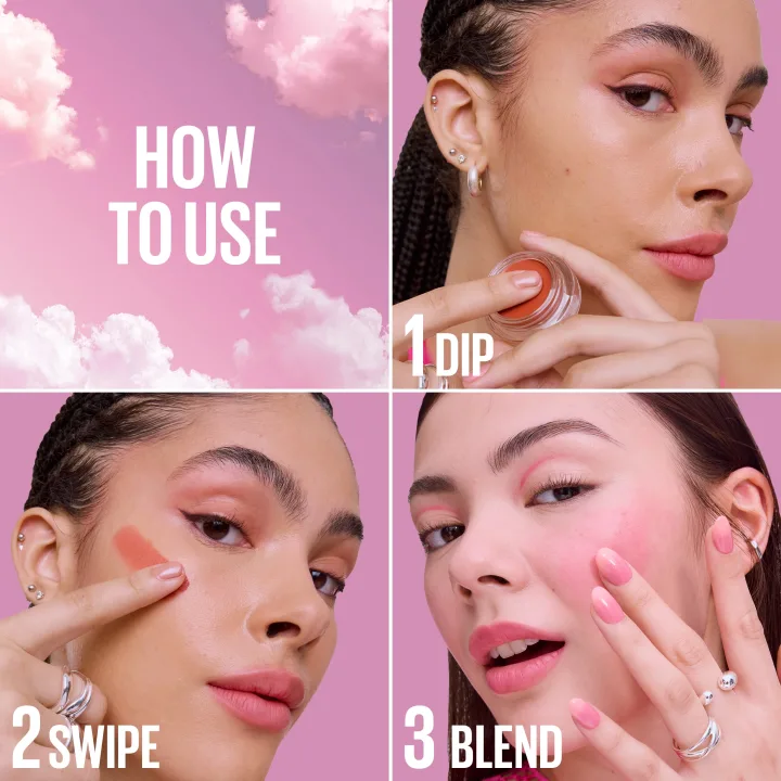 Maybelline New York Cloudtopia Cheek & Lip Mousse 5 g 3 Divine Crimson Maybelline New York