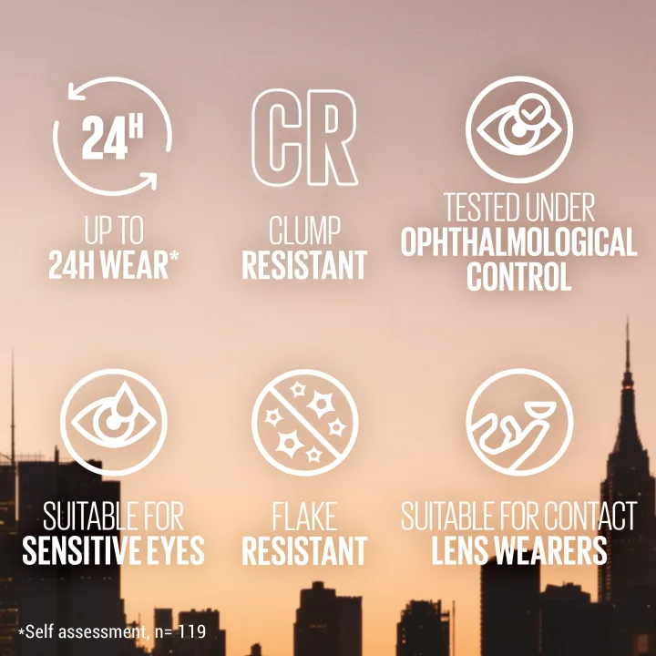 Maybelline New York Lash Sensational Body Waterproof Mascara Very Black 9,7ml Maybelline New York