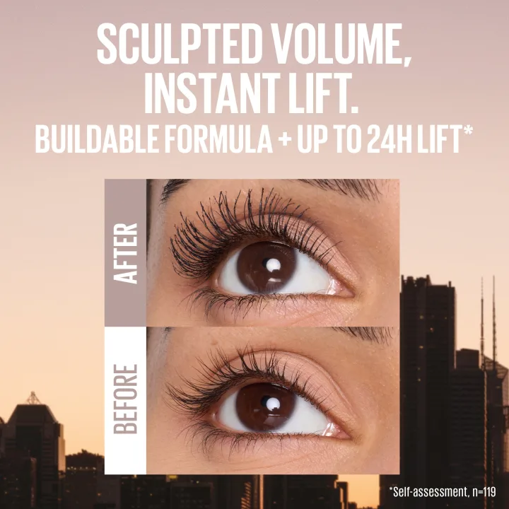 Maybelline New York Lash Sensational Body Waterproof Mascara Very Black 9,7ml Maybelline New York