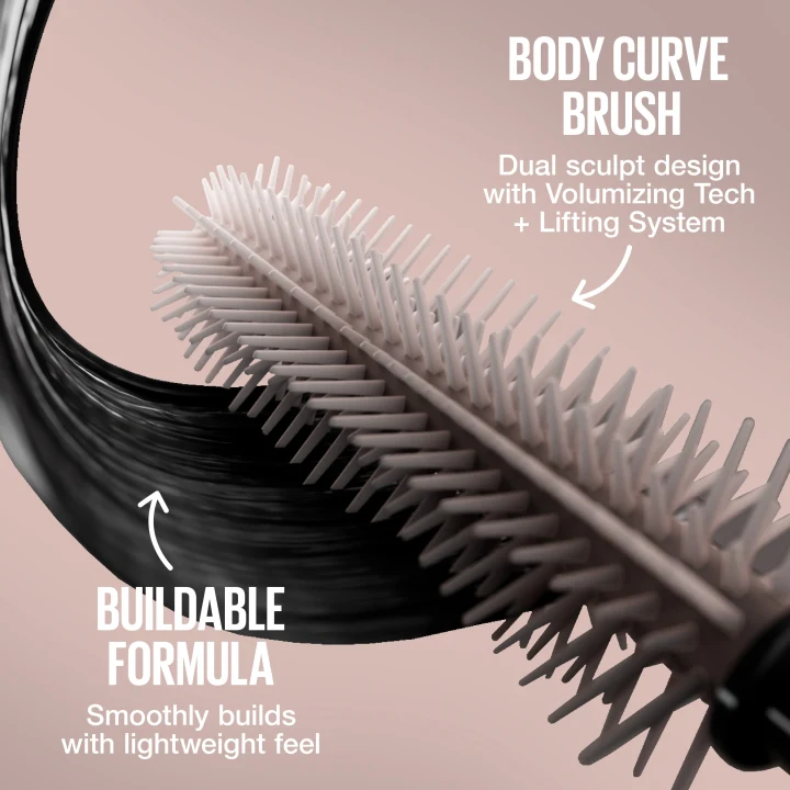 Maybelline New York Lash Sensational Body Mascara Very Black 9,7 ml Maybelline New York