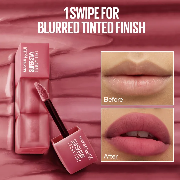 Maybelline New York Superstay Teddy Tint Lipstick 5 ml 90 Ribbon Tied Maybelline New York
