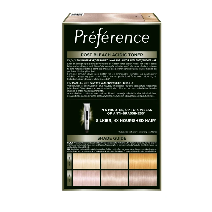L'Oréal Paris Préférence Le Blonding Acidic Hair Toner 1 pack 02 Pearly Boost L'Oréal Paris