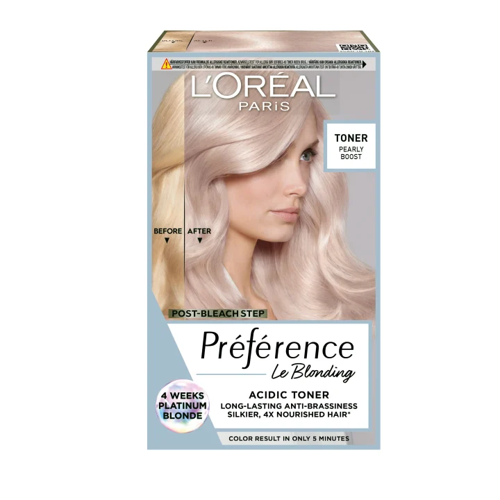 L'Oréal Paris Préférence Le Blonding Acidic Hair Toner 1 pack 02 Pearly Boost L'Oréal Paris