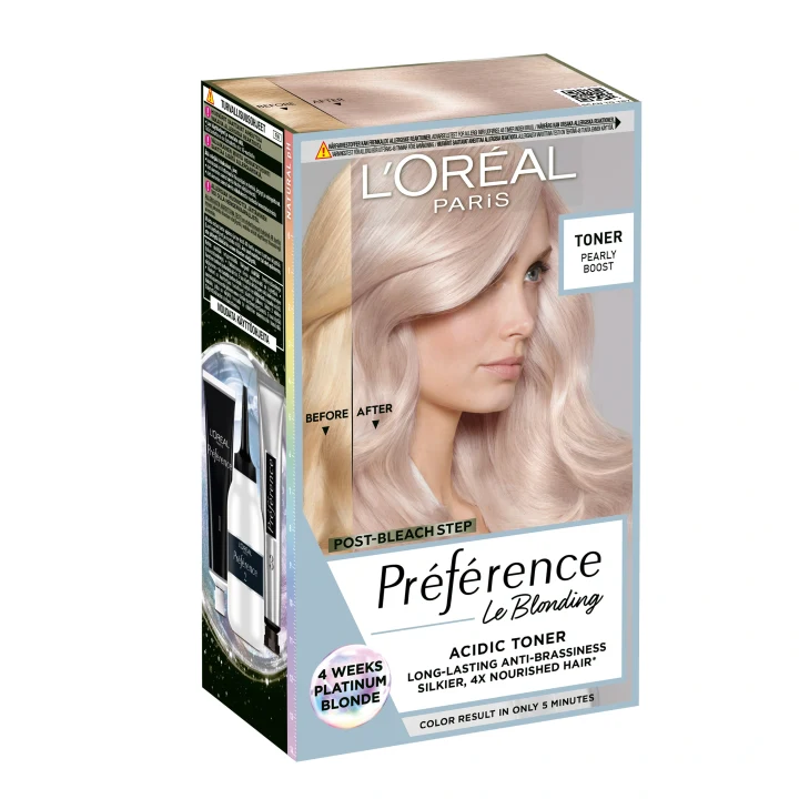 L'Oréal Paris Préférence Le Blonding Acidic Hair Toner 1 pack 02 Pearly Boost L'Oréal Paris