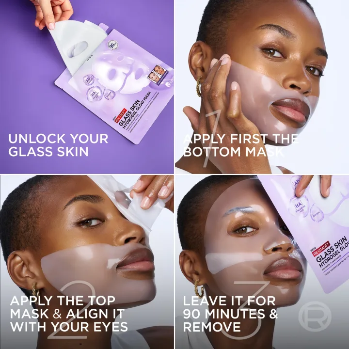 L'Oréal Paris Revitalift Filler Glass Skin Mask 1 pack L'Oréal Paris