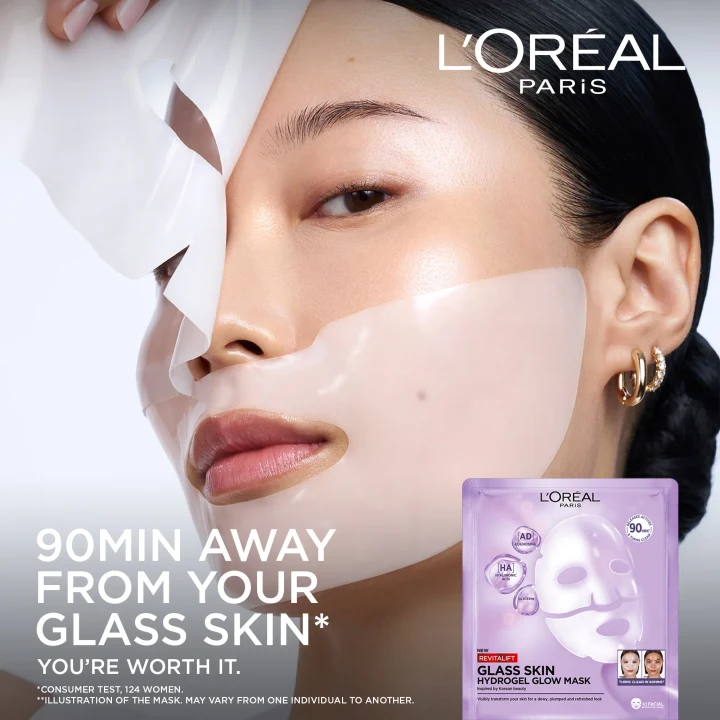 L'Oréal Paris Revitalift Filler Glass Skin Mask 1 pack L'Oréal Paris