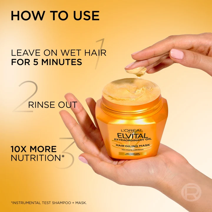 L'Oréal Paris Elvital Extraordinary Oil Hair Mask 300 ml L'Oréal Paris