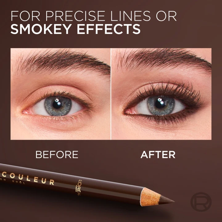 L'Oréal Paris Haute Couleur Crayon Khol Eyeliner 1,2 g 120 Brun Leather L'Oréal Paris