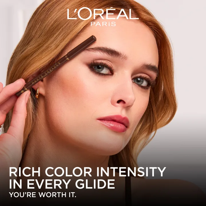 L'Oréal Paris Haute Couleur Crayon Khol Eyeliner 1,2 g 120 Brun Leather L'Oréal Paris