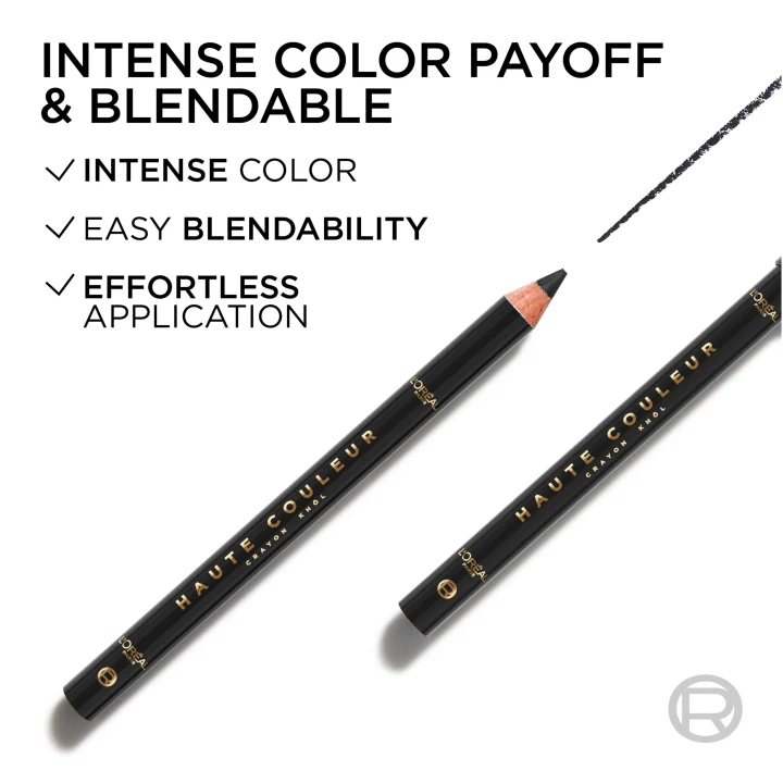 L'Oréal Paris Haute Couleur Crayon Khol Eyeliner 1,2 g 110 Noir Silk L'Oréal Paris