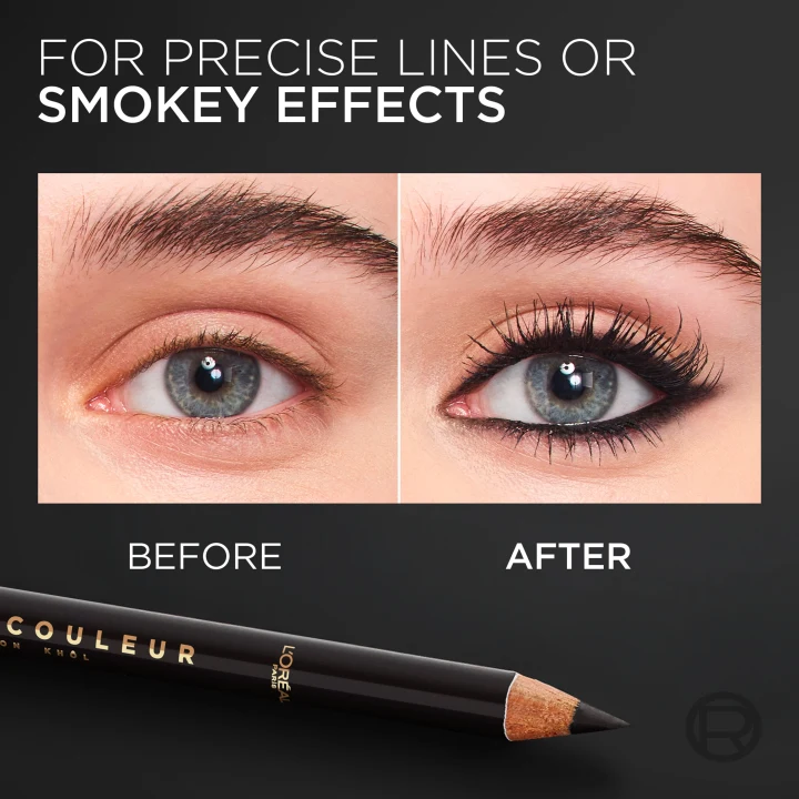 L'Oréal Paris Haute Couleur Crayon Khol Eyeliner 1,2 g 110 Noir Silk L'Oréal Paris
