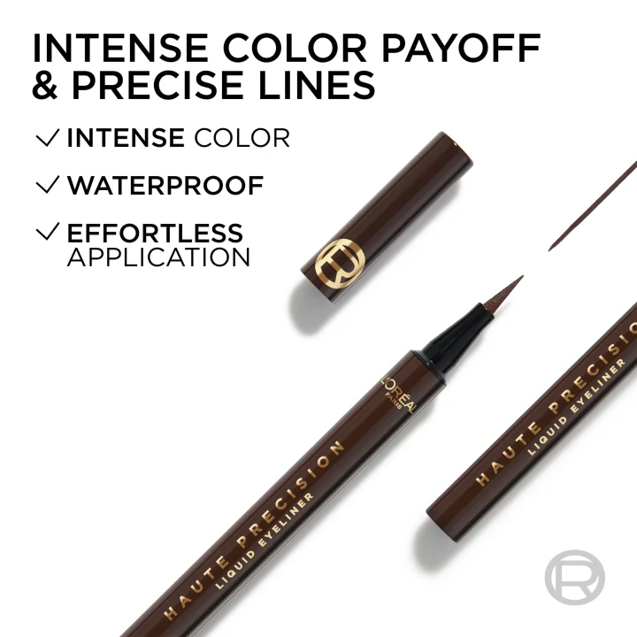 L'Oréal Paris Haute Precision Liquid Eyeliner 1 ml 020 Brun Leather L'Oréal Paris
