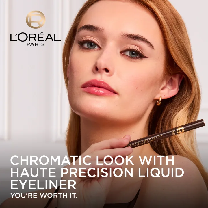 L'Oréal Paris Haute Precision Liquid Eyeliner 1 ml 020 Brun Leather L'Oréal Paris